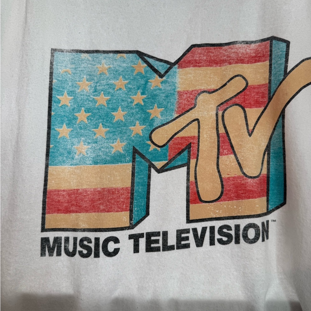 MTV Patriotic White Tank Top - Picture 3 of 5